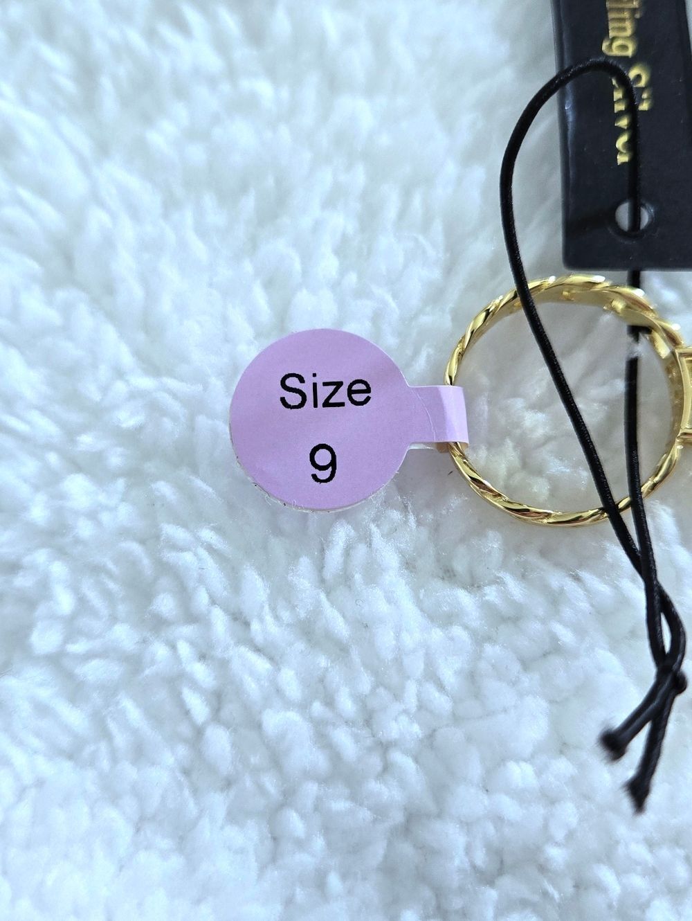 ✨️HP✨️ Rachel Zoe Gold💛 Chain⛓️ Link Ring💍 With Green Gemstone - NWT - Picture 10 of 16